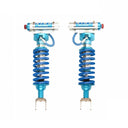King Shocks Front 2.5 Remote Reservoir Ext. Travel Coilover w/Adjuster (PAIR) for RAM 1500 19-ON (4WD) anodized aluminum suspension components with aeroquip hoses