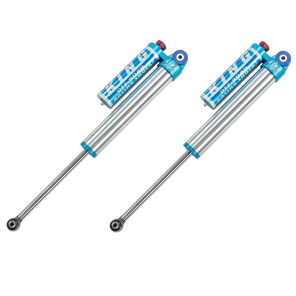 King Shocks Rear 2.5 Piggyback Reservoir Shock w/Adjuster (PAIR) for Ford F150 09-14 lightweight anodized suspension