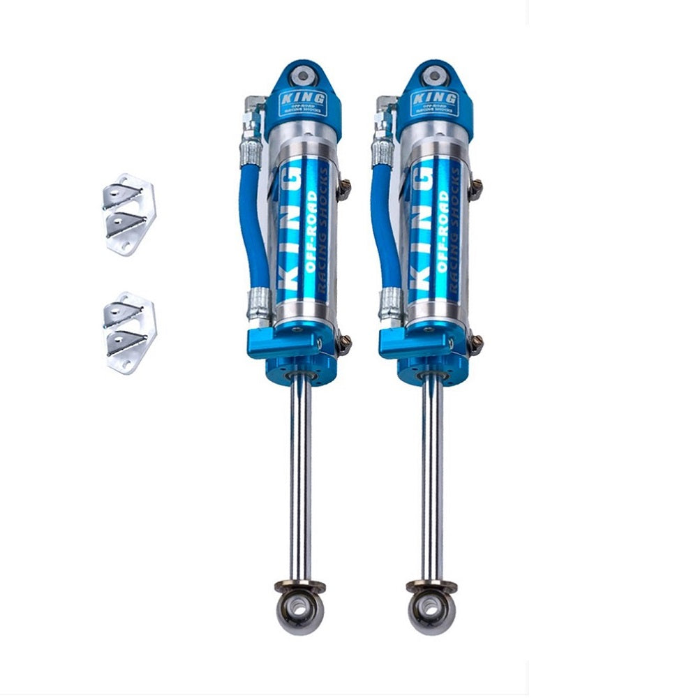 King Shocks Rear 2.5 Piggy Hose Reservoir Shock (PAIR) for Jeep Wrangler JK 07-18