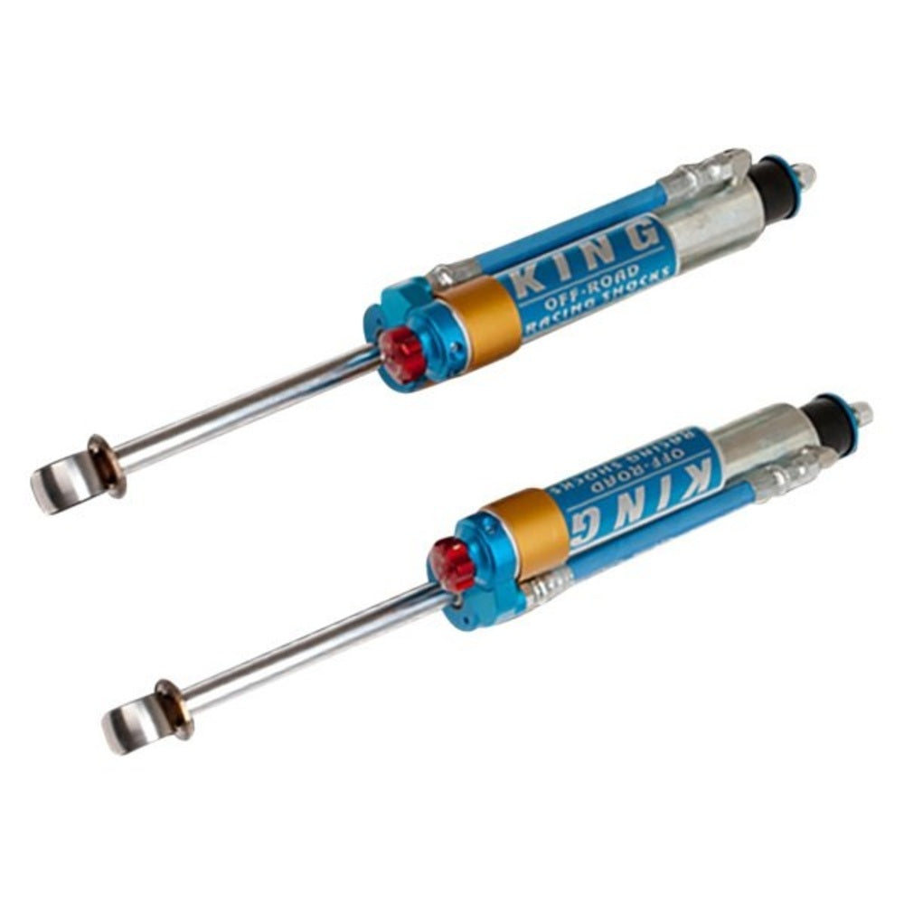 King Shocks Rear 2.5 Remote Reservoir Shocks w/Adjuster for 200 Series LandCruiser heavy-duty suspension pair
