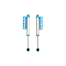 Load image into Gallery viewer, A lightweight pair of King Shocks Rear 2.5 Piggyback Reservoir Shocks (PAIR) on a white background.