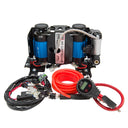 An ARB CKMTA12 Bundle Kit - ARB Inflation Kit, Air Compressor and Digital Tire inflator equipped with hoses and a gauge, perfect for tire inflation.