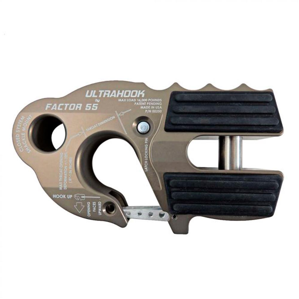 Factor 55 UltraHook Winch Shackle Aluminum 00250-06