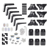 A fitting kit for a bike rack with secure storage capabilities, such as the Steel Roof Rack Basket with Mesh Floor by ARB for Toyota ARB 3813020M.