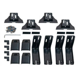 A high capacity mounting system with black brackets for Roof Rack Components Toyota FJ Cruiser 2007-2014 ARB 3720110 by ARB.