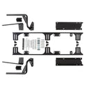 A high capacity Roof Rack Fitting Kit 43" x 49" for Toyota Land Cruiser 1980 - 1990 by ARB for secure storage on a black vehicle.