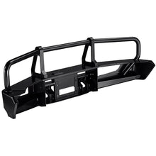 Load image into Gallery viewer, A deluxe ARB black bumper for the Toyota FJ Cruiser, designed for heavy-duty off-road use.