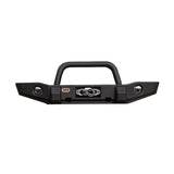 A Deluxe Bumper Combo Bar For Jeep Wrangler JK 2007-2023 ARB 3450240, specifically designed for a Jeep Wrangler, integrating seamlessly with the vehicle.