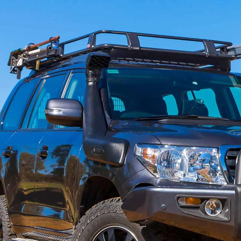 ARB Steel Basket Rack Kit 87” X 44” for Land Cruiser 200 Series 2008 - 2021 with secure storage and high capacity.