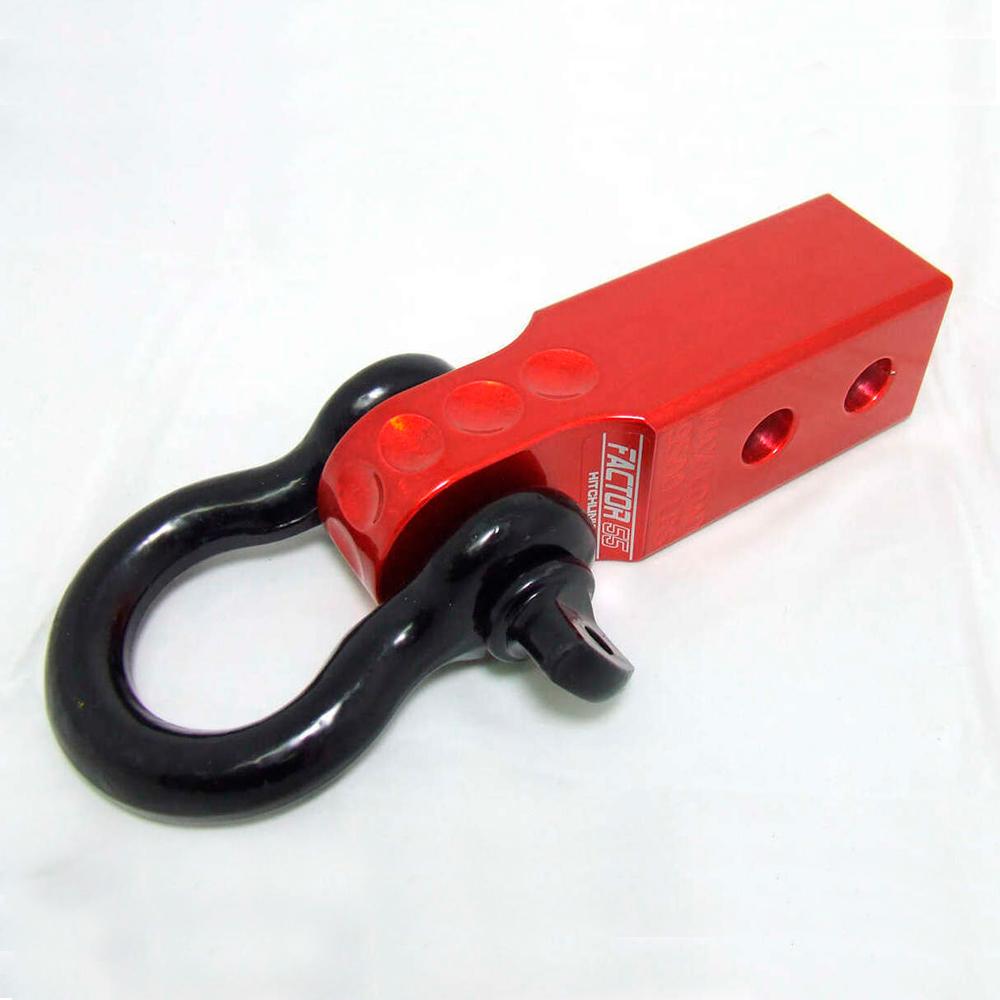 A Factor 55 HitchLink 2.0 00020-02 shackle on a white background with a 9500LB capacity.