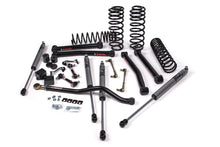 Load image into Gallery viewer, A JKS 3.5 Inch Jeep Wrangler JL (18-ON) 4 Door J-Konnect Lift Kit for a jeep with springs and suspension system.
