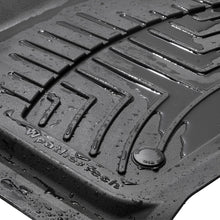 Load image into Gallery viewer, Weathertech Floorliner HP 1st Row Floor Mats for Toyota Tacoma 2018-ON (Access Cab &amp; Double Cab Models) providing interior protection for your black car and designed to handle water spills.