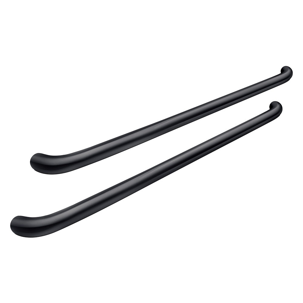 A pair of Deluxe Rock Rails ARB 4420100 handles on a white background designed for durability and compatibility with FJ Cruiser.