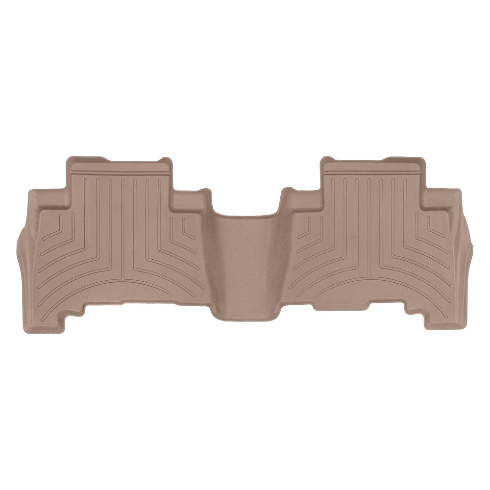 The Weathertech Floorliner HP 2nd Row Floor Mats for Toyota 4Runner (2013-2023) provide excellent protection for the front and rear of your beige car, making them perfect for extreme weather environments.