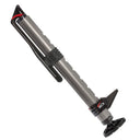 A bike pump featuring an ARB black handle and an ARB red handle, designed with hydraulic technology for efficient air compression. It also includes a lowering lever for quick and easy recovery missions.