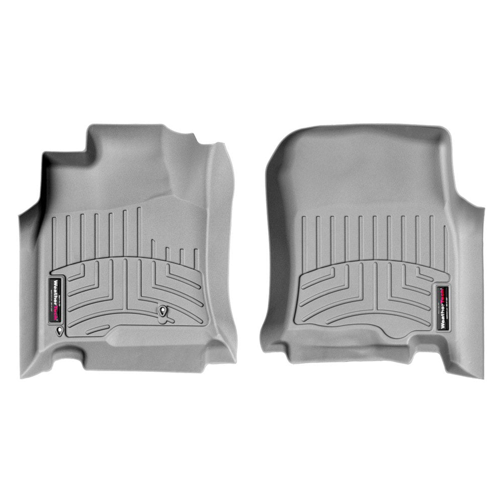 A pair of Weathertech DigitalFit 1st Row Floor Liners for Toyota 4Runner (2003-2009) for advanced floor protection in a car.