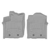 Weathertech Floorliner HP 1st Row Floor Mats for Toyota Tacoma 2018-ON (Access Cab & Double Cab Models) by Weathertech are the perfect custom fit floor mats for interior protection.