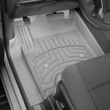 Load image into Gallery viewer, Custom fit floor mats for Toyota Tacoma 2018-ON (Access Cab &amp; Double Cab Models) in gray color. These Weathertech Floorliner HP 1st Row Floor Mats provide excellent interior protection, ensuring your vehicle&#39;s floors stay clean and free from damage.