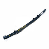 An Old Man Emu Rear Leaf Spring CS036R for JEEP WRANGLER YJ (1986-1996), with a black bar and a yellow stripe on it, providing ride comfort and longevity.