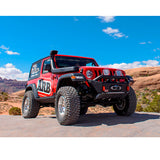 The Old Man Emu Jeep Wrangler JK (4-Door) is equipped with ARB Old Man Emu Adjustable Front Upper Control Arms UCAJKFR, providing excellent ground clearance and corrosion resistance.