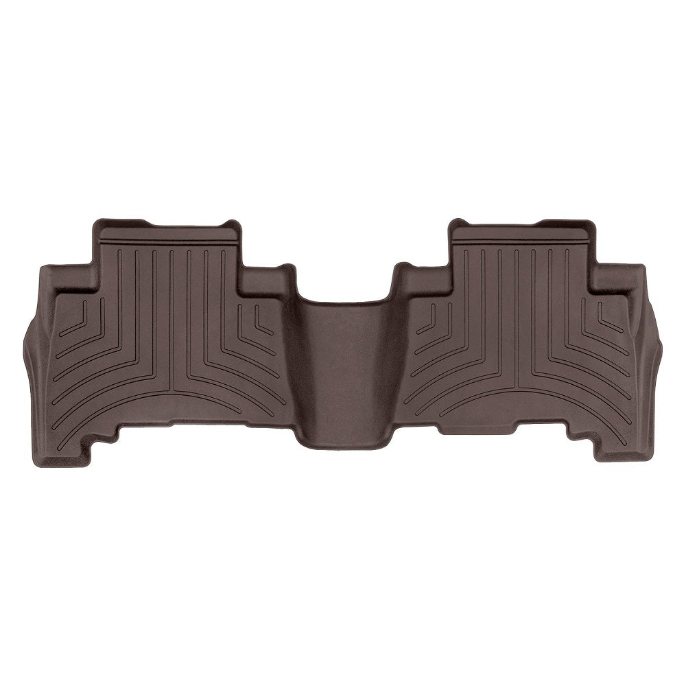 Weathertech Floorliner HP 2nd Row Floor Mats for Toyota 4Runner (2013-2023) - brown, custom fit for 2nd row, perfect for extreme weather environments.