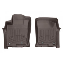 Load image into Gallery viewer, Weathertech Floorliner HP 1st Row Floor Mats for Toyota 4Runner (2013-2023) by Weathertech designed for interior protection, suitable for both the front and rear of a car.