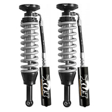 Load image into Gallery viewer, A pair of Fox Racing shock absorbers with seamless steel bodies on a white background.