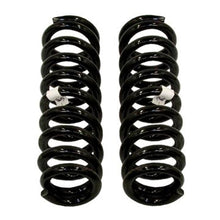Load image into Gallery viewer, A pair of ARB Old Man Emu Front Coil Springs 2885 for Toyota Prado 150 &amp; 120 Series, FJ Cruiser, Hilux, 4Runner installation on a white background.
