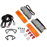 A set of lights and wires with Front Bumper with Bull Bar For Jeep Wrangler JK 2007-2022 ARB 3450230 for a vehicle.