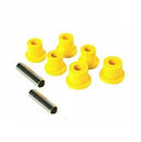 A set of OME Leaf Spring Bushing Kit OMESB121 for Toyota Tacoma V6 & 4 cylinder (1998 - 2004) by Old Man Emu suspension bushings and bolts for off-road vehicles.