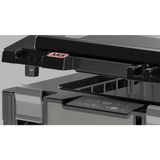 A high quality ARB Elements 63Quart Portable Fridge Freezer Weatherproof Stainless Steel 10810602 with a scanner attached to it.