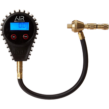 Load image into Gallery viewer, The ARB E-Z Deflator Digital Gauge ARB510, offered by the brand ARB Air Systems, is a digital air pressure gauge connected to a hose.