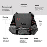 A Trasharoo weather-resistant backpack with a high capacity and quality features.