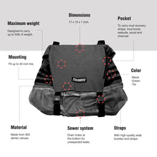 Load image into Gallery viewer, A Trasharoo weather-resistant backpack with a high capacity and quality features.