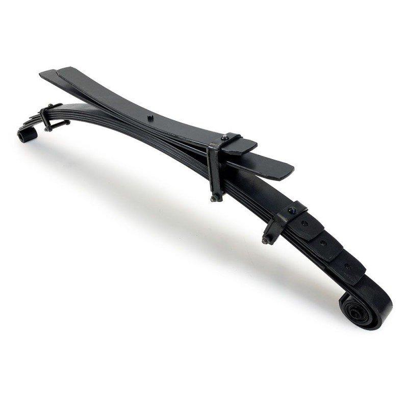 A black and white picture of a OME 2.25" Lift Rear Leaf Spring EL122RB for Toyota Tacoma (1998-2004) 4WD Old Man Emu distributed OME 2.25" Lift Rear Leaf Spring EL122RB for Toyota Tacoma (1998-2004) 4WD Old Man Emu picture.