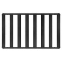 An image featuring a black stair railing mounted with ARB 1770040 base brackets on a white background.