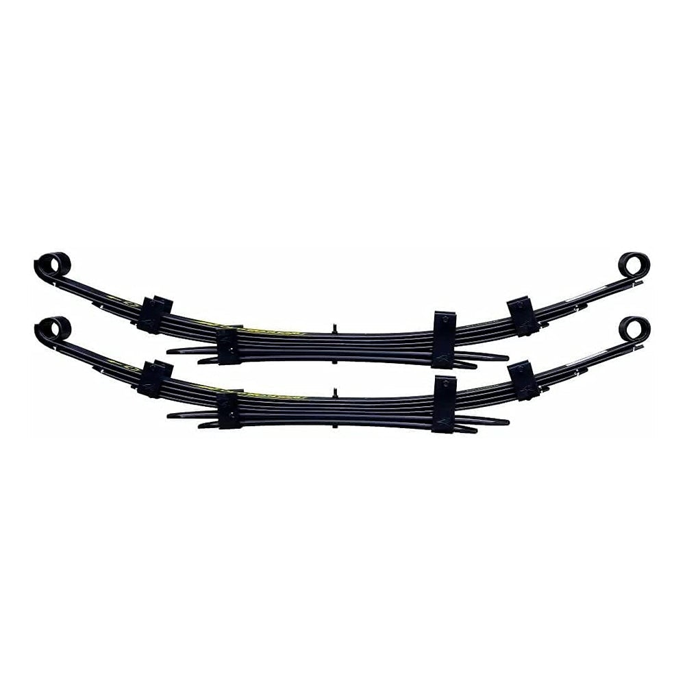 A pair of Old Man Emu Rear Leaf Spring EL044R for Toyota Hilux/ VIGO 2005-2015 providing ride comfort on a white background.
