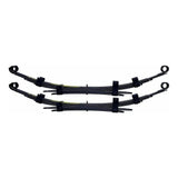 A pair of OME Rear Leaf Spring EL106R for Toyota Hilux (2015-2022) Heavy Load Old Man Emu on a white background designed for longevity and optimized for load distribution and ride comfort.