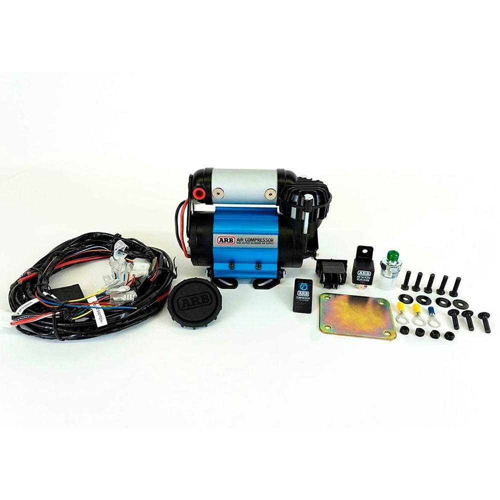 ARB Inflation Kit Air Compressor and Orange Air Hose Pump Up Kit with Quick Fitting Bundle On Board System, CKMA12 and 171302 Part Numbers in a New Air Systems Printed Box (Compressor & Inflation Kit)