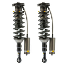 Load image into Gallery viewer, A pair of OME BP-51 Front Coil Over LH BP5190010L shock absorbers with X5K coil and remote reservoir for the Toyota Tacoma by Old Man Emu.
