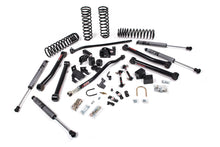 Load image into Gallery viewer, A JKS suspension kit for a Jeep Wrangler JK (06-18) 4 Door with enhanced offroad articulation and improved steering angles.