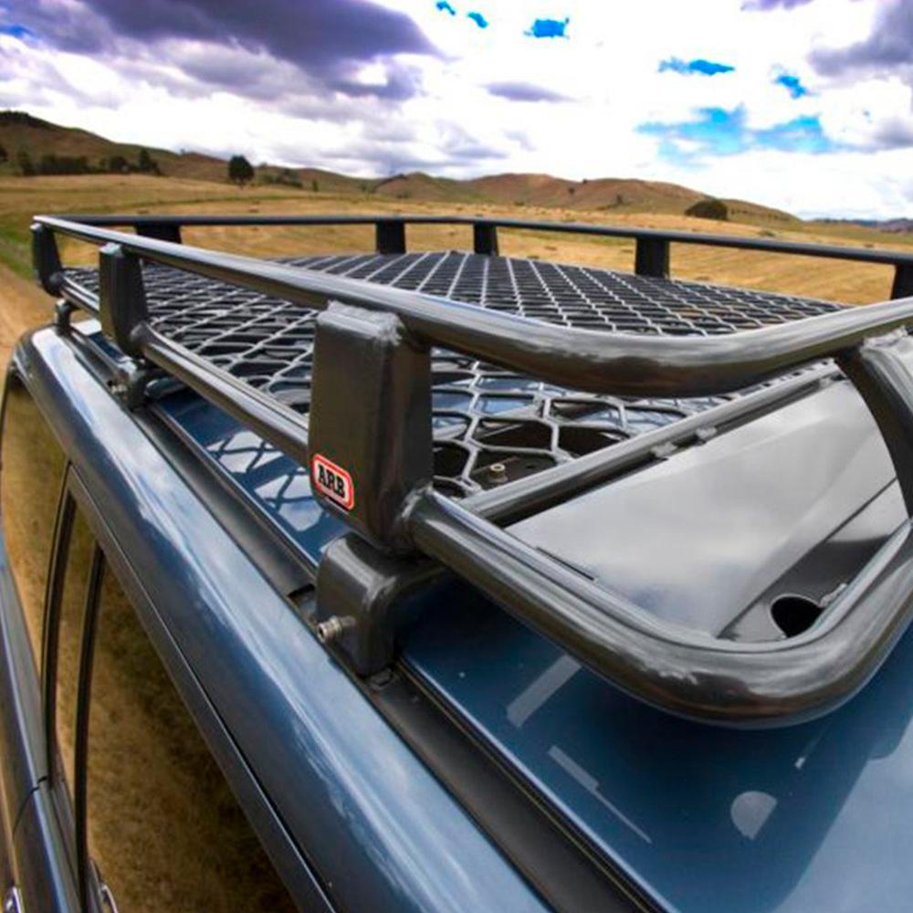 The ARB Roof Rack Fitting Kit Hummer H1 1992-2006 3700110's roof rack offers secure storage for high capacity items.