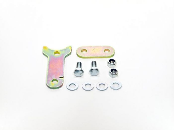 A set of OME Rear Fitting Kit FK32 nuts and bolts on a white background, suitable for Toyota Tundra by Old Man Emu.
