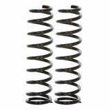 A pair of black ARB Rear Coil Springs 3138 for Jeep Wrangler JL (LWB, 2.2L DIESEL ENGINE) - Constant load 330lb Old Man Emu with easy installation on a white background.