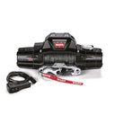 A Factor 55 Warn 89611 ZEON 10-S Winch with Synthetic Rope - 10000 lb. Capacity.