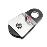 A black and white picture of an ARB Snatch Block 7000 - 30,000lb Breaking Strength ARB2091A.