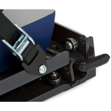 An easy access ARB Fridge Freezer Slide 37/50 Quart 10900021 is securely attached to the bottom of a black box.