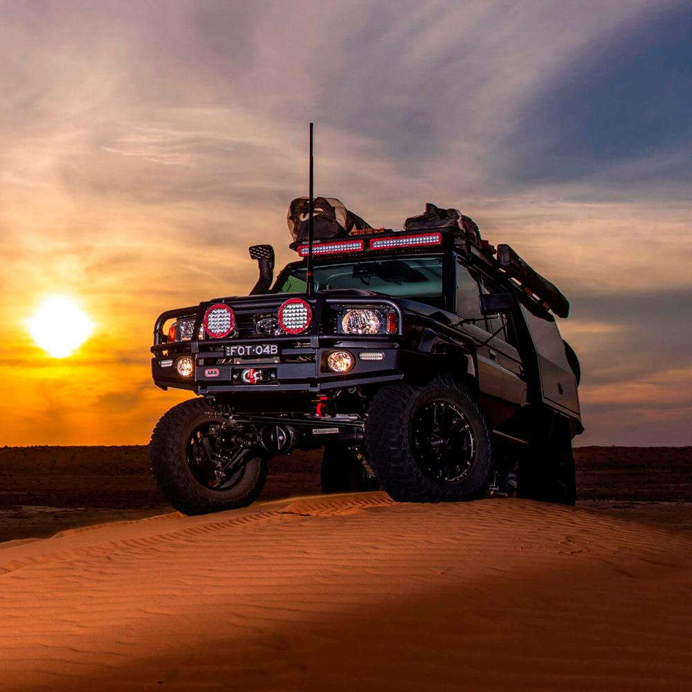 ARB Old Man Emu Rear Nitrocharger Sport 60081 for Prado 150 Series LWB (Coil Spring Models Only) heavy-duty suspension system