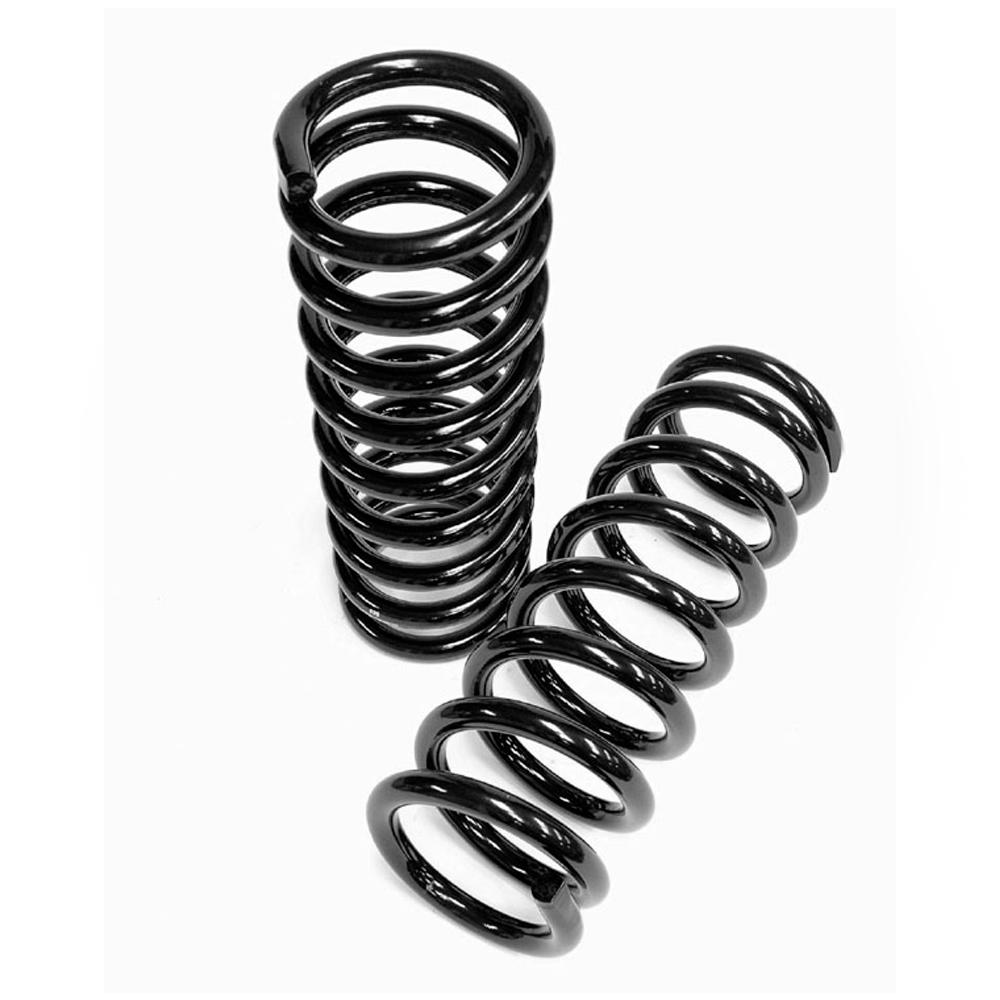Two Old Man Emu rear coil springs 2803 for Toyota Fortuner (2015-2022) on a white background.