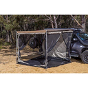 An ARB Deluxe Awning Room with Floor 813208A attached to it.